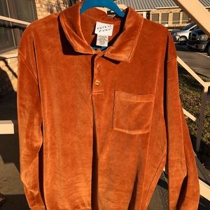Velour Long Sleeve Shirt